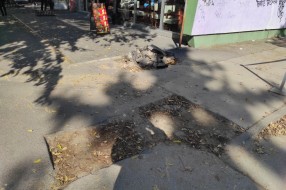 Ostaci radova na javnoj površini ostavljeni nedeljama