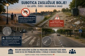 Primedba na stanje komunalne higijene i velikog broja komaraca na Paliću