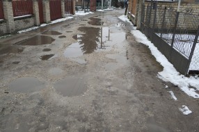 Lokve, voda i blato u Avalskoj ulici