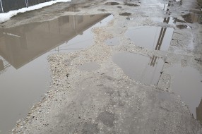 Lokve, voda i blato u Avalskoj ulici