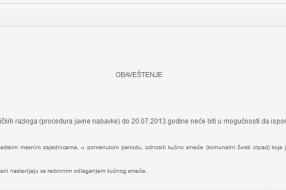 JKP "Čistoća i Zelenilo" - Državni bezobrazluk