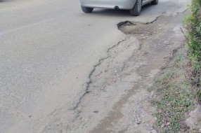 Udarni "krater" kod škole u Tavankutu