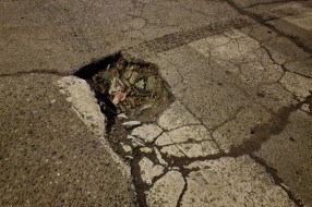 Udarna rupa na raskrsnici Frankopanske i Đerđa Dože