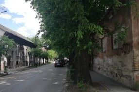 Izlaz iz Celovečke ulice, nepregledan i nebezbedan!