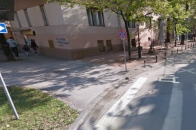 Ležeći policajac u ulici Dimitrija Tucovića