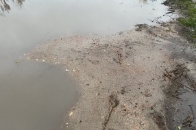 Železnička ulica na Paliću neprohodna posle padavina