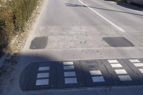 Udarna rupa u ulici Evgenija Kumičića