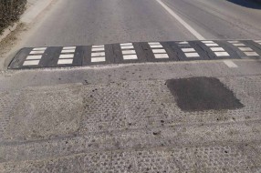 Udarna rupa u ulici Evgenija Kumičića