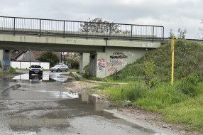 Velike bare ispod podvožnjaka u Balkanskoj ulici