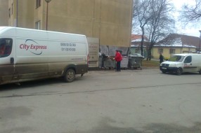 Pretrpavanje kontejnera sa smećem