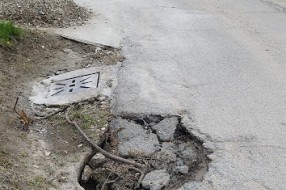 Udarne rupe u Palmotićevoj ulici