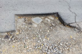 Udarne rupe u Prvomajskoj ulici