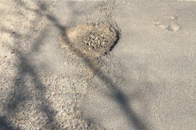 Rupe na obilaznom putu na Paliću