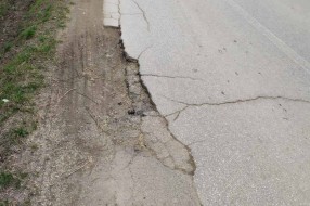 Oštećenja kolovoza u Mačvanskoj ulici