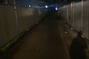 Osvetljenje pešačke staze kod pasarele