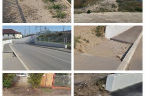Ostavljeno ruglo ispred kuće posle "završetka" podvozžnjaka, ugao Balkanske i Lošinjske ulice