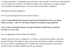 Opasne grane u dvorištu vrtića "Alisa"