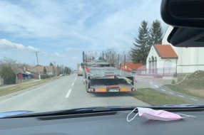 Karađorđev put opet zagušen kamionima
