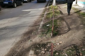 Staza na parkingu pored Otvorenog univerziteta
