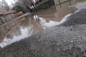 Jasenovačka ulica - voda do kolena