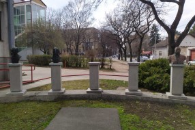 Biste ispred Zavoda za javno zdravlje