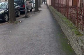 Blato od neočišćenog lišća u Ulici Ivana Gorana Kovačića