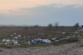 Divlja deponija na izlazu iz Starog Žednika prema Đurđinu