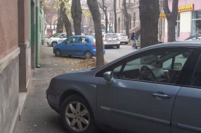 Učestalo parkiranje na pešačkoj stazi u MZ "Peščara"
