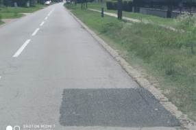 Rupe na putu u Graničarskoj ulici