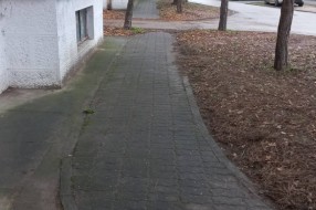 Blato od lišća u Ulici Ivana Gorana Kovačića