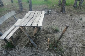 Uništavanje mesta za odmor na Majdanu