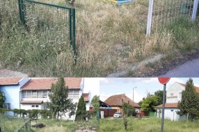 Neodržavana zelena površina na dečijem igralištu u MZ "Gat"