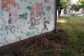 Ruglo na uglu ulica Plitvičke i Bore Stankovića