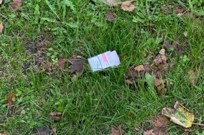 Zapušten park na uglu Somborskog puta i Gajeve
