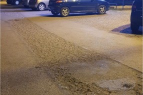 Asfalt ispred Hale sportova