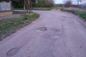 Udarne rupe u Batinskoj ulici