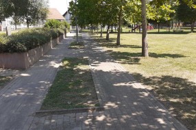 Zapušten Trg Paje Jovanovića u Aleksandrovu
