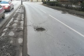 Nestala šahta na raskrsnici kod hotela "Patria"