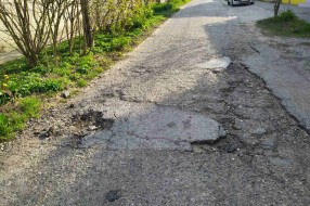 Loš asfalt u delu ulice Marka Oreškovića
