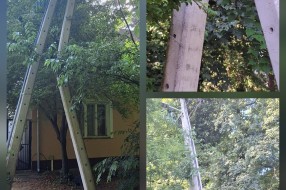 Bandera  napukla i nakrivljena