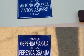 Table sa nazivima ulica nisu po pravopisu jezika