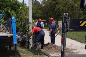 Nagnuta bandera elektrovoda u Jorgovanskoj ulici