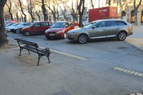 Parkiranje na površinama koje nisu predviđene za to (centar grada)