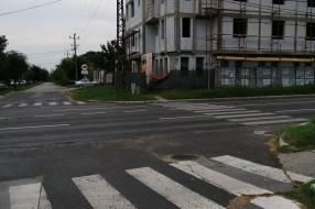 Zapuštena staza i nepregledna raskrsnica u Aleksandrovu (Verušićka ulica)