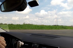 Zapušten kružni tok na ipsilon kraku (kod Crvenog sela)