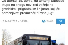 TRANS-JUG ignorisanje potreba korisnika