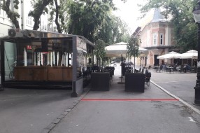 Otežana vožnja biickla u centru grada