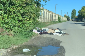 Nagomilano smeće kod auto praonice sa Somborskog puta u Mićurinovu