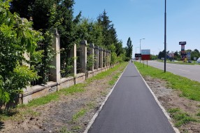 Biciklistička i pešačka staza od OMV pumpe do Palića u mraku
