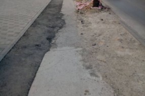 Građevinski otpad na javnoj površini